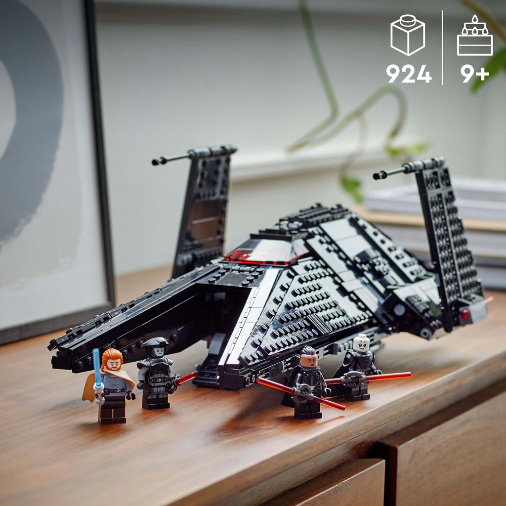 Buildable Toy Starship with Minifigure and Lightsabers L37218