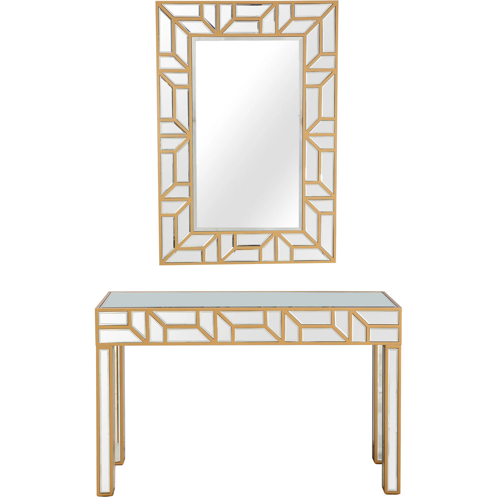 Wall Mirror and Console Table V6101