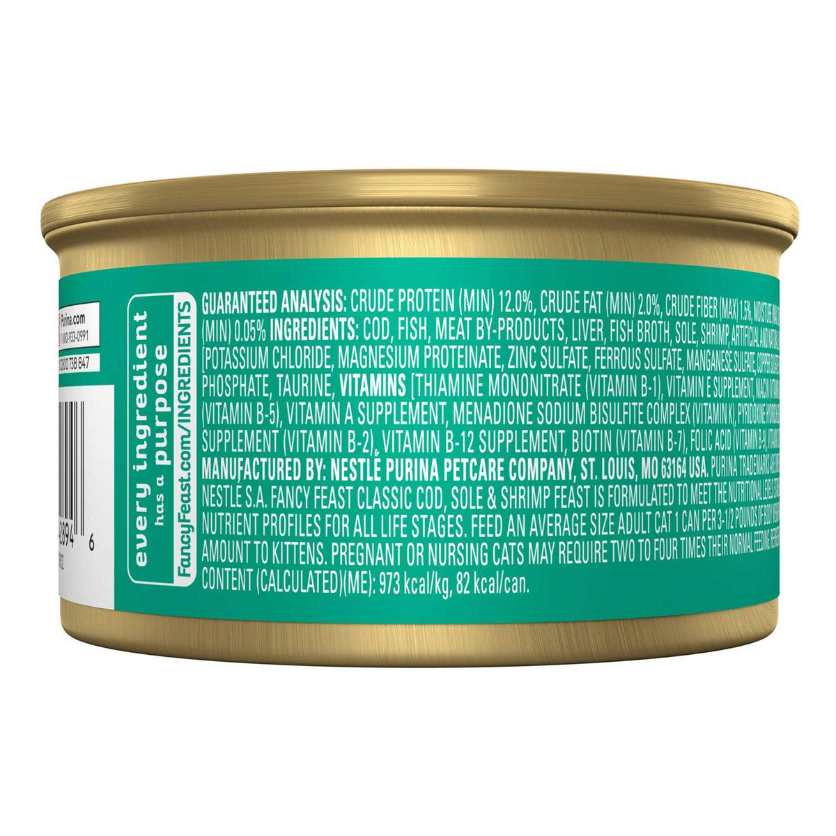 Cod Sole & Shrimp Pate Wet Cat Food Z178