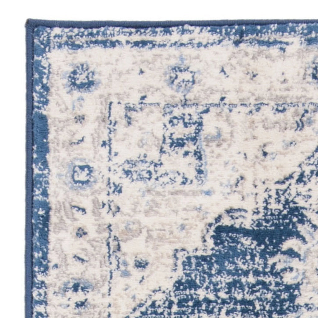 2' x 20' Floral Bordered Runner Rug S640583