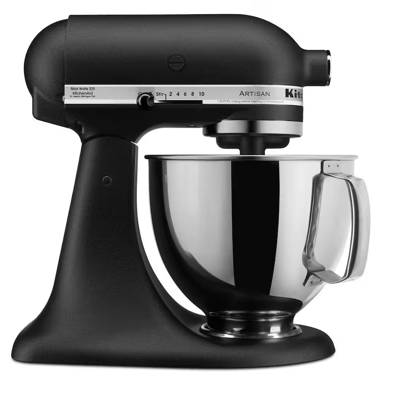 5 Qt. 10-Speed Tilt-Back Black Stand Mixer U598