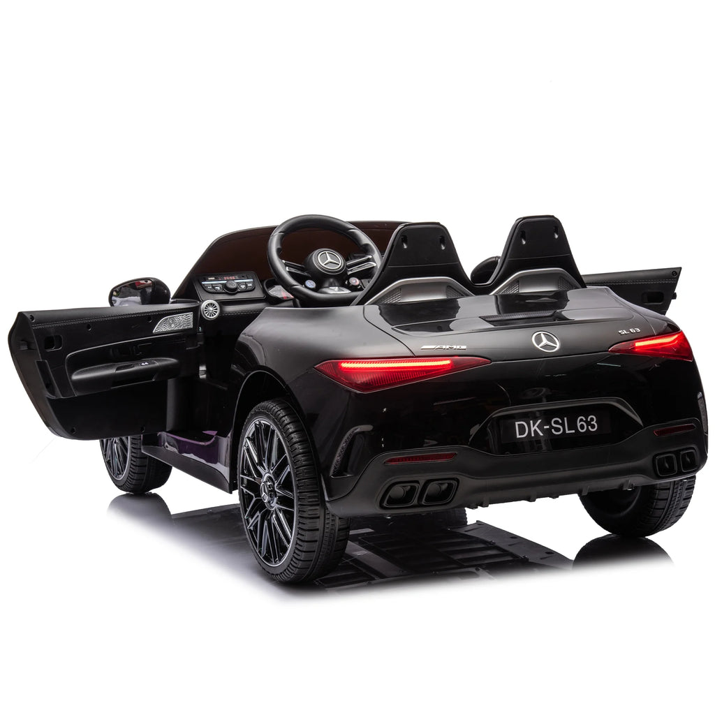 24V Electric Car for Kids with Parent Remote Control, Black B876493