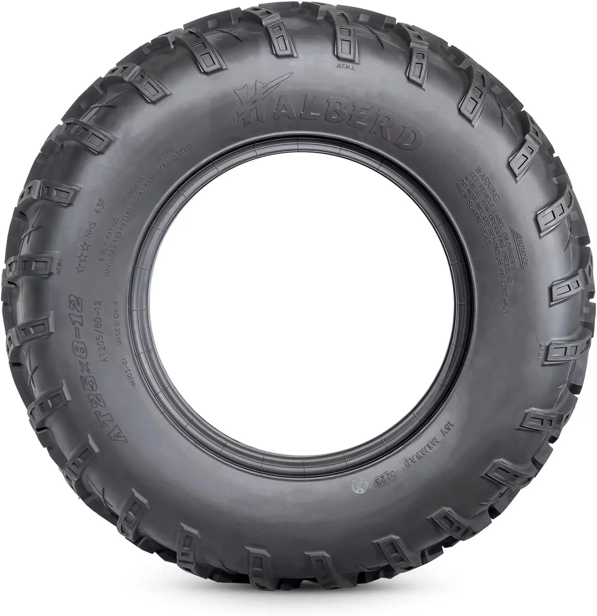 25x8-12 Front & 25x10-12 Rear All Terrain Tires Set of 4 J501