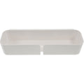 Wicker Bead Desktop Storage Box White X424523