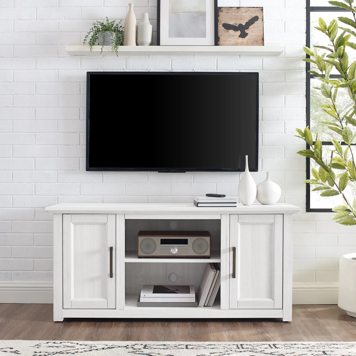 48 Rustic Low Profile TV Stand V566563