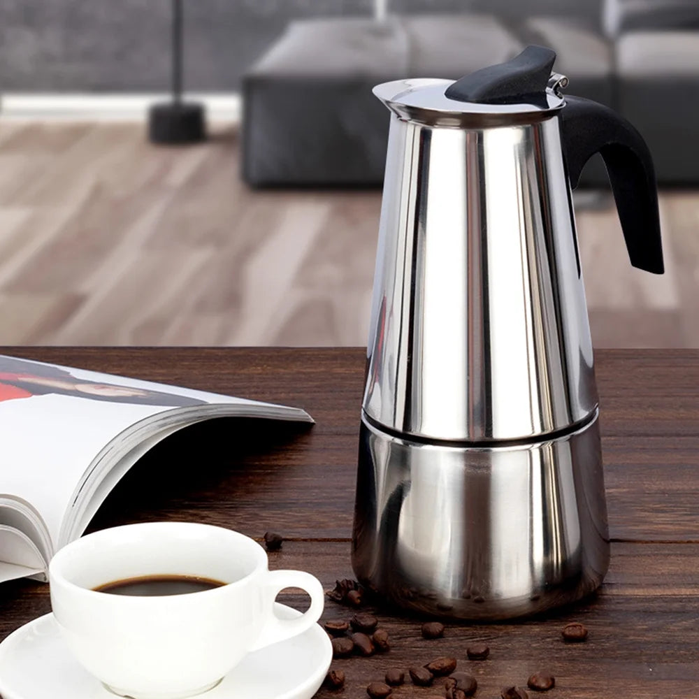 Stainless Steel Electric Coffee Maker O670076