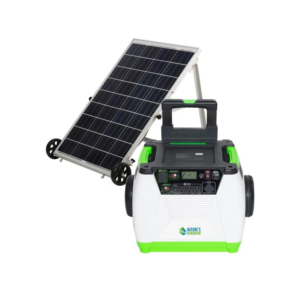 Portable Generator with Solar Power Panel I383