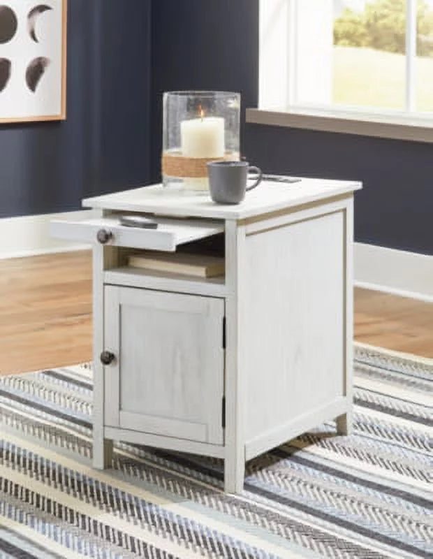 Antique White Chairside End Table C9282