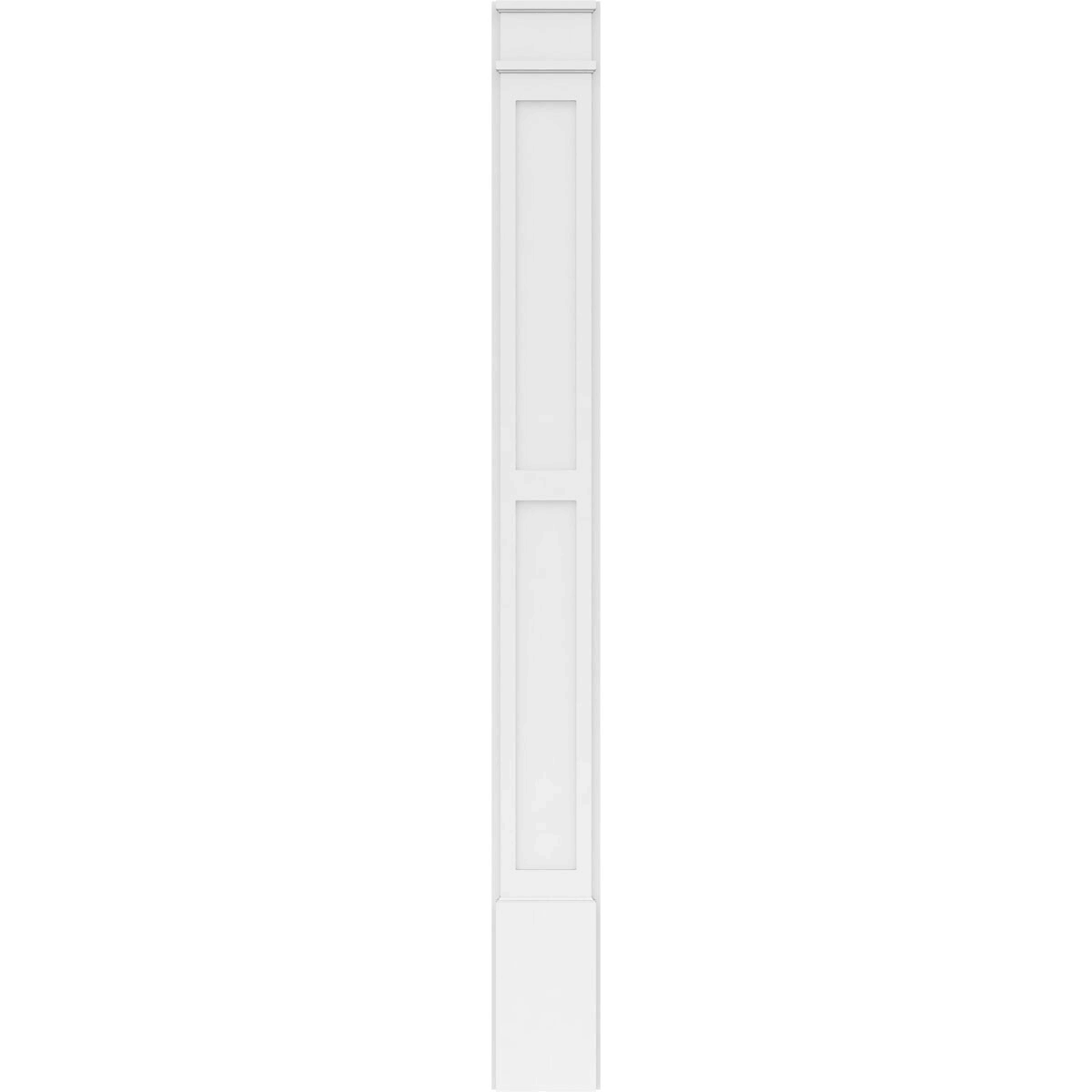 PVC Pilaster with Decorative Capital & Base (Pair) I89277