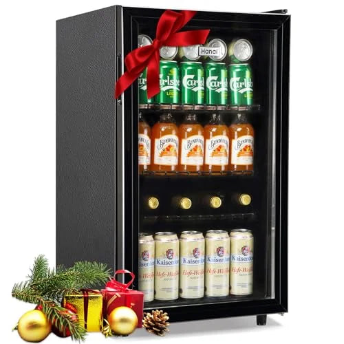 125 Can 3.5 Cu.ft Glass Door Beverage Cooler Refrigerator K44810