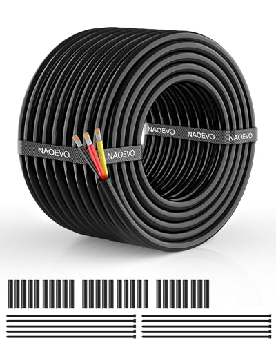 10 Gauge 2 Conductor Tinned Copper Electrical Wire 15FT O681
