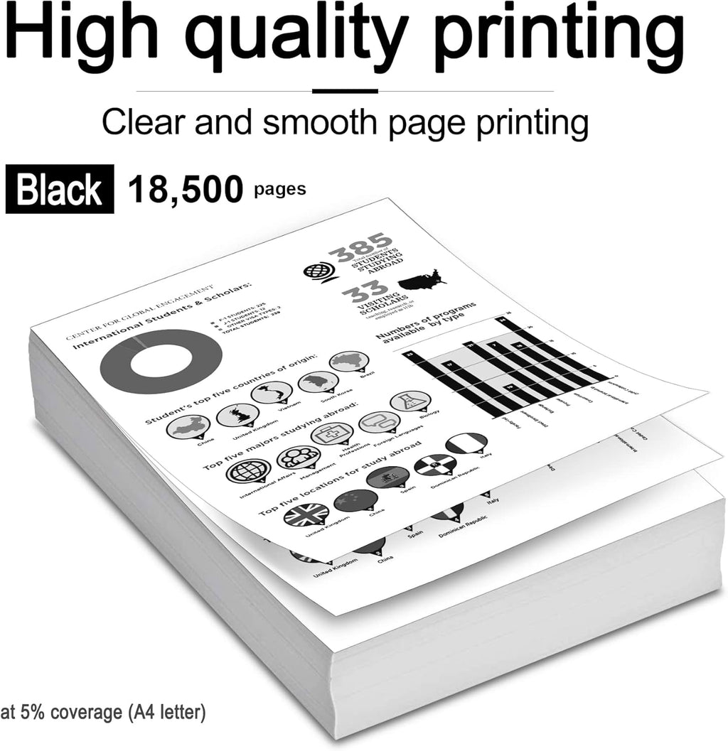 Black Compatible 45A Toner Cartridge Replacement Y461