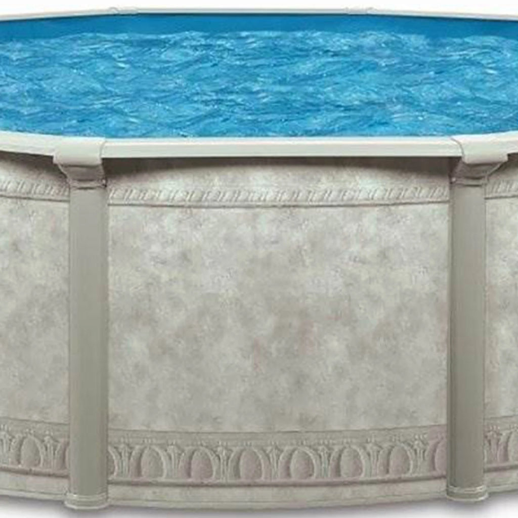 Khaki Round Above Ground Swimming Pool E3272
