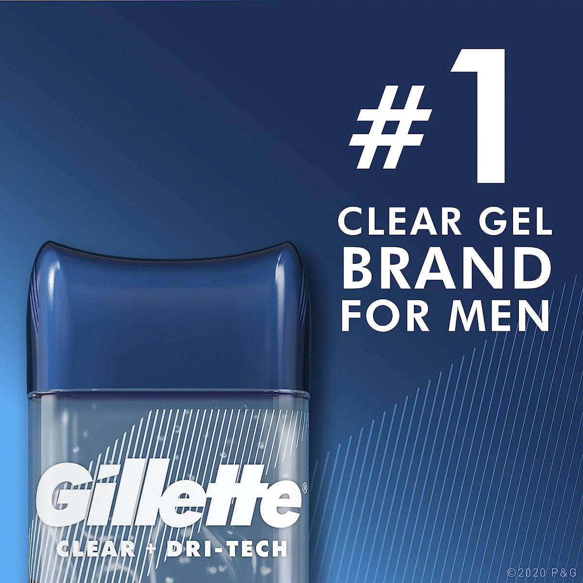 Clear Gel Deodorant Cool Wave 3.8 oz Pack of 4 P673990