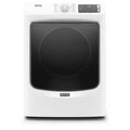 7.3 cu. ft. White Stackable Gas Vented Dryer with Steam D987