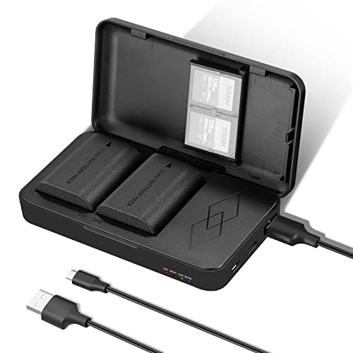 Replacement Battery and USB Charger Set, 2 Pack 2400mAh I8565