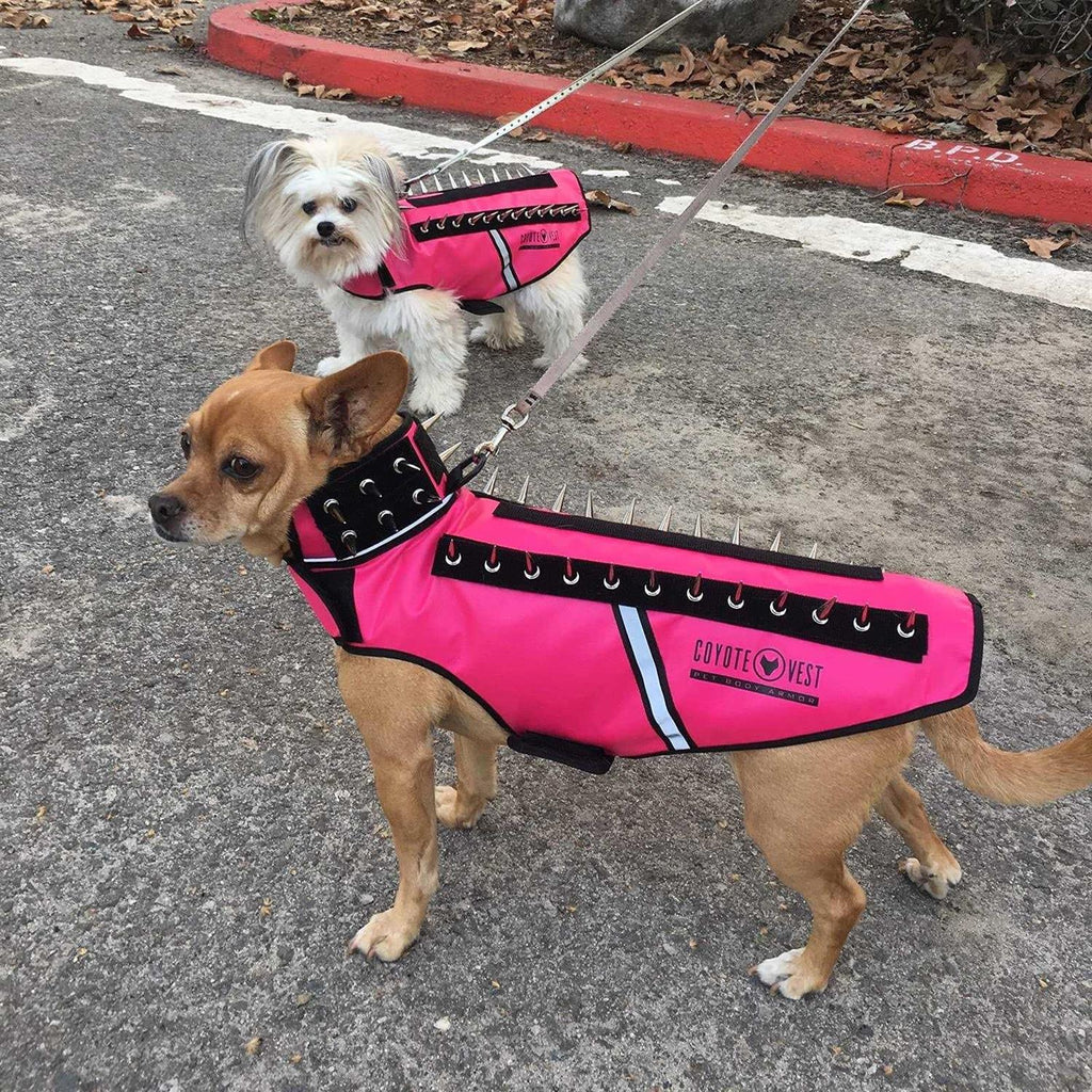 Reflective Dog Harness Vest with Spikes E559136