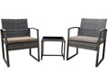 3-Piece Rattan Outdoor Coffee Table Set W4074