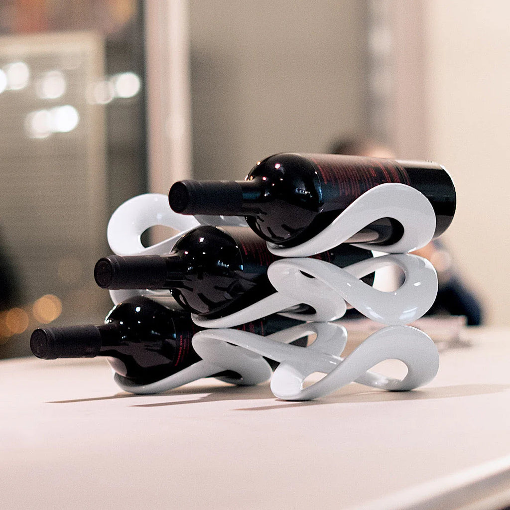 White Bottle Holder I76121