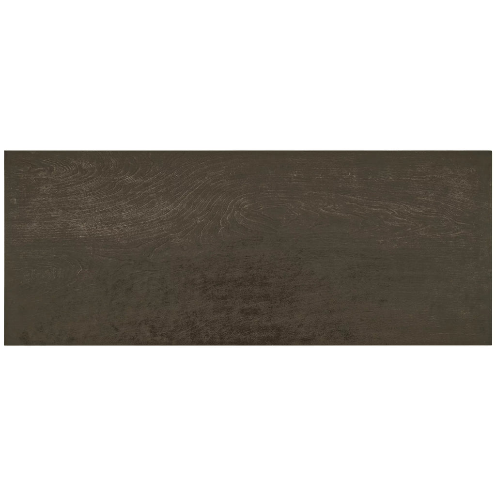 Grey Wood Storage Cabinet with Doors and Adjustable Shelf T41165