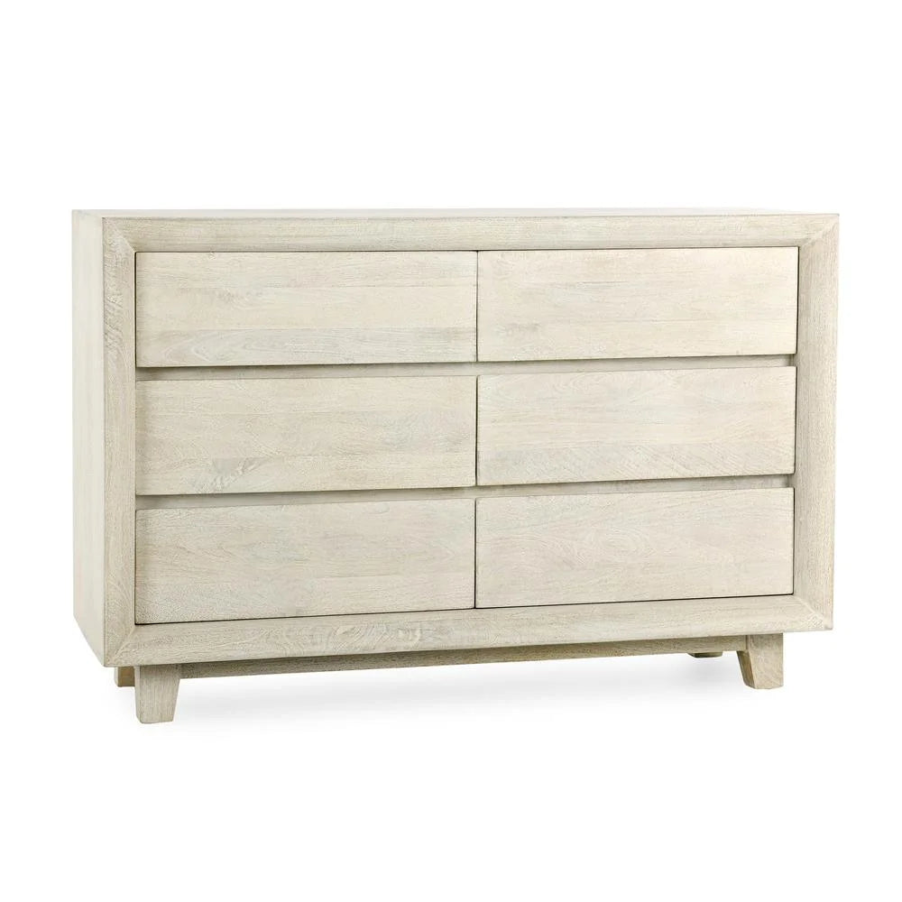 Six-Drawer Mango Wood Dresser F8101