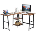 Rustic Home Office Corner Desk B439
