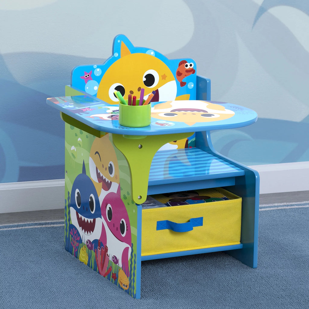 Chair Desk with Storage Bin A81446