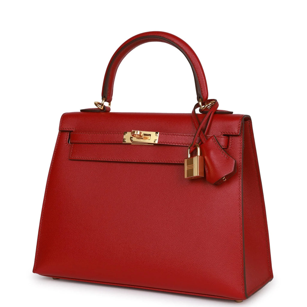 Kelly 25 Gold Hardware Handbag C850