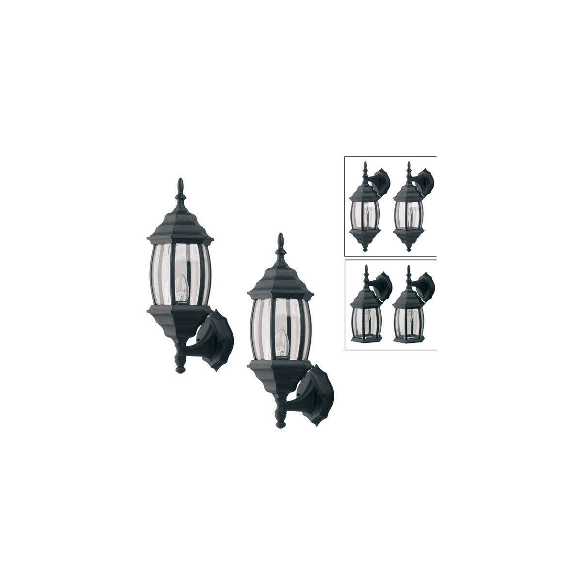 Black Outdoor Uplight J152798