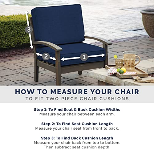 Rain-Proof Fade Resistant 21 x 21 Outdoor Dining Chair Cushion Q4895