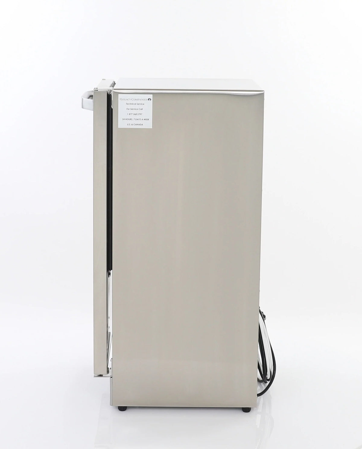 Shallow Depth Outdoor Built-In Undercounter Ice Maker, 15", 25 lbs, Stainless Steel X26699