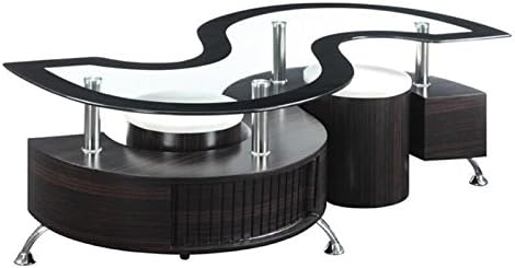 Coffee Table Set in Cappuccino W748834