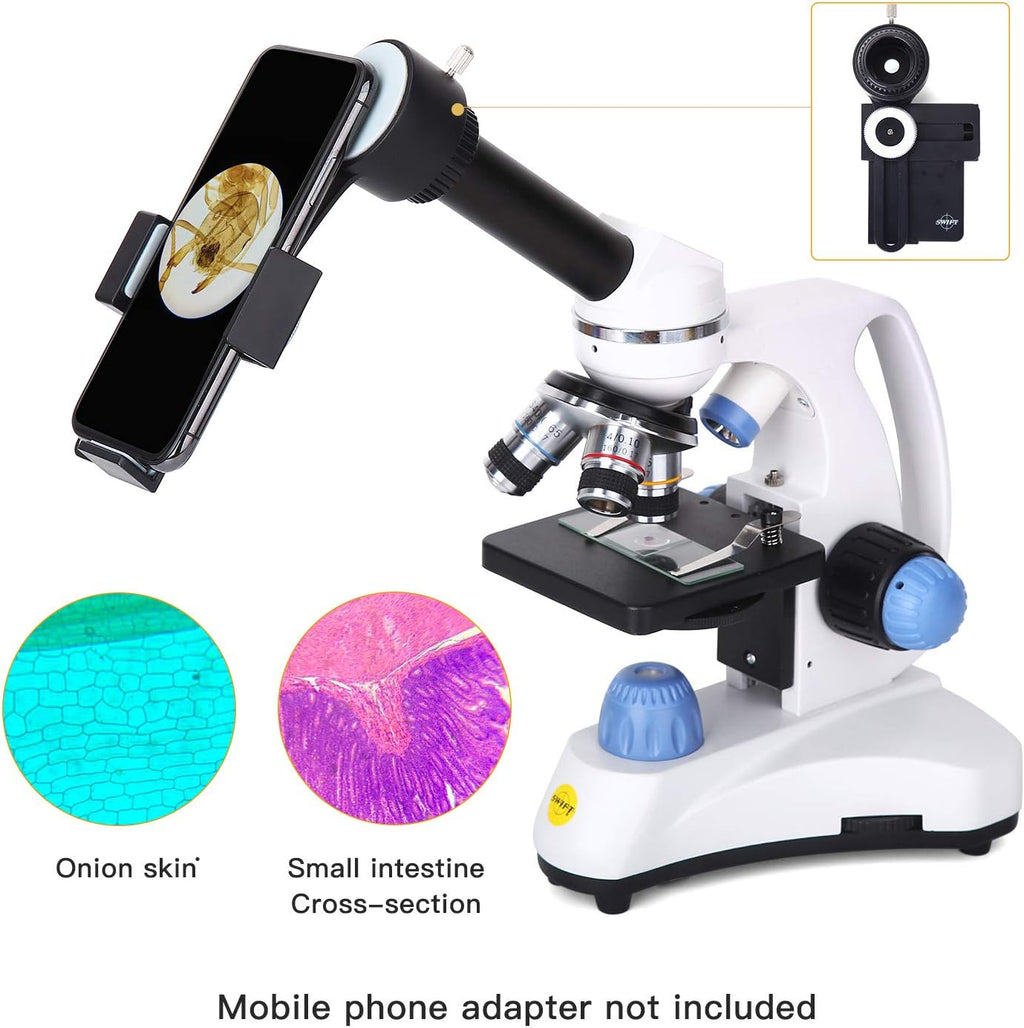 Compound Student Microscope 40X-1000X Monocular E107