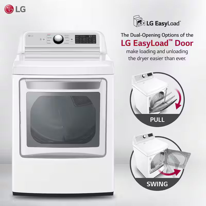 7.3 cu. ft. Vented Smart Gas Dryer in White K857274
