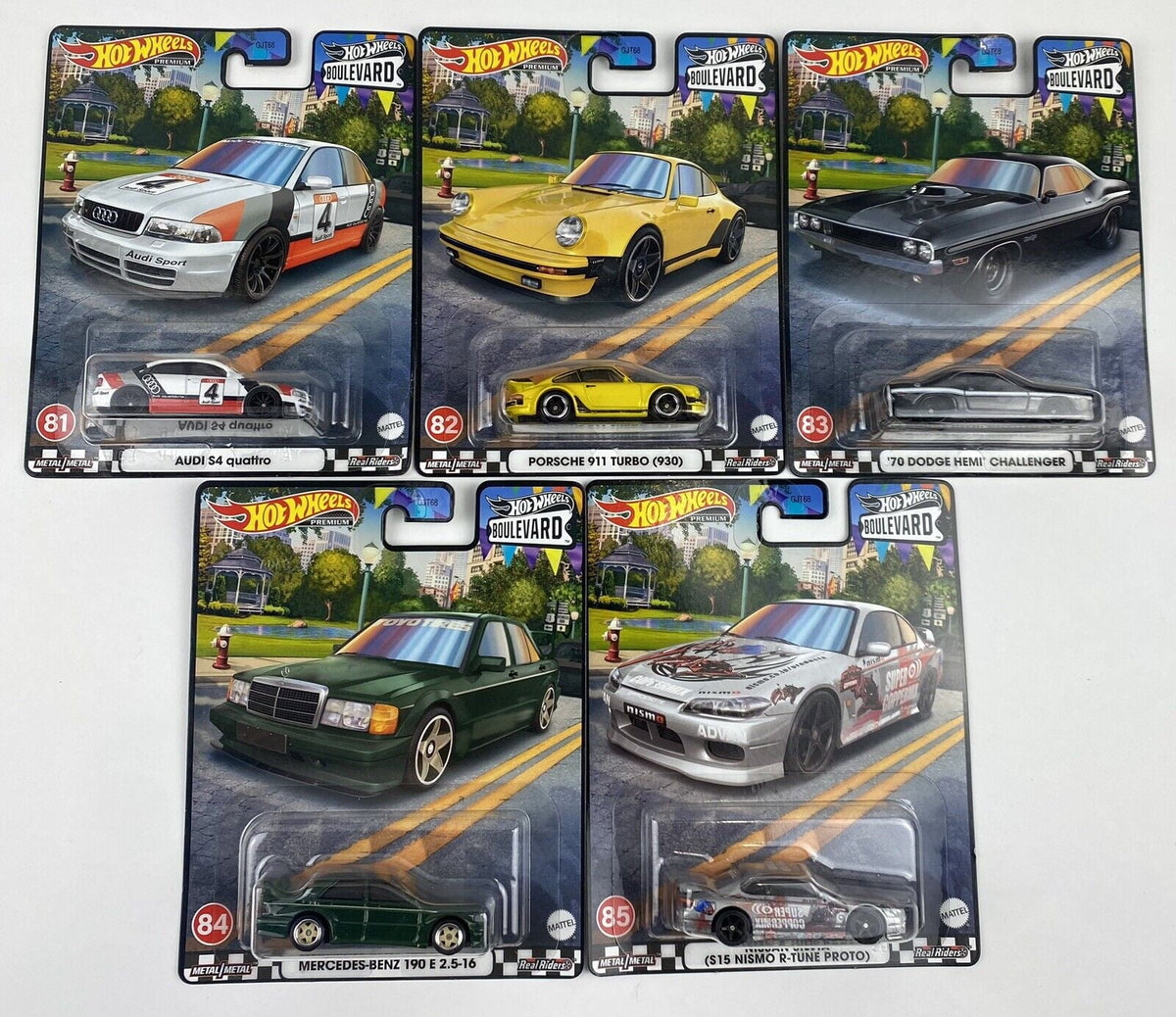 1/64 Diecast Model Cars 5 Cars Set Z88343
