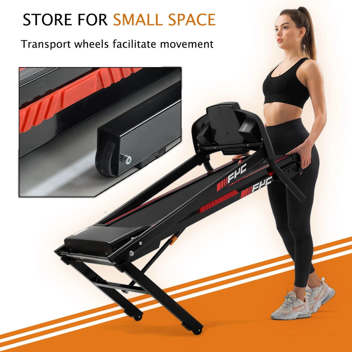 Folding Treadmill with Incline F64376