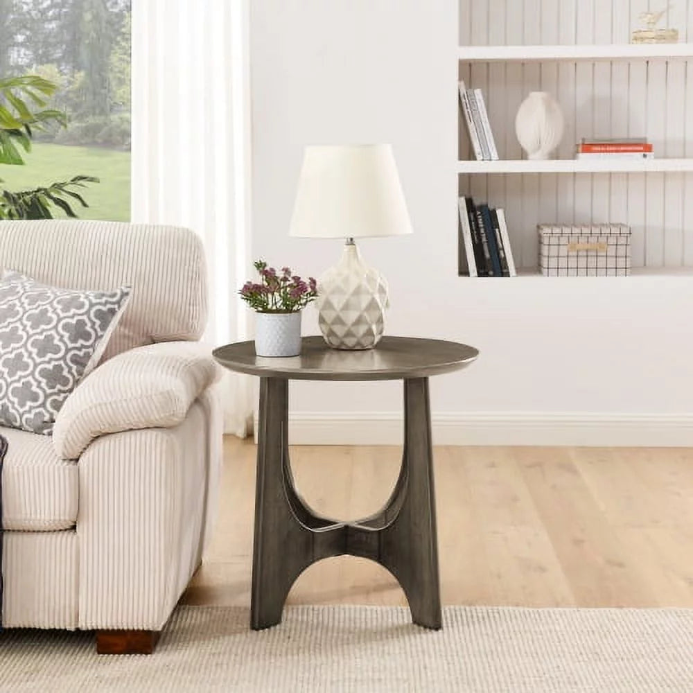 25" Round Wooden End Table G299