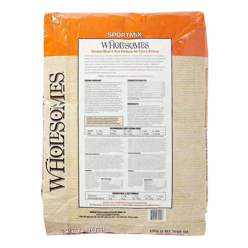 Chicken Meal & Rice Formula Cat Food J5218