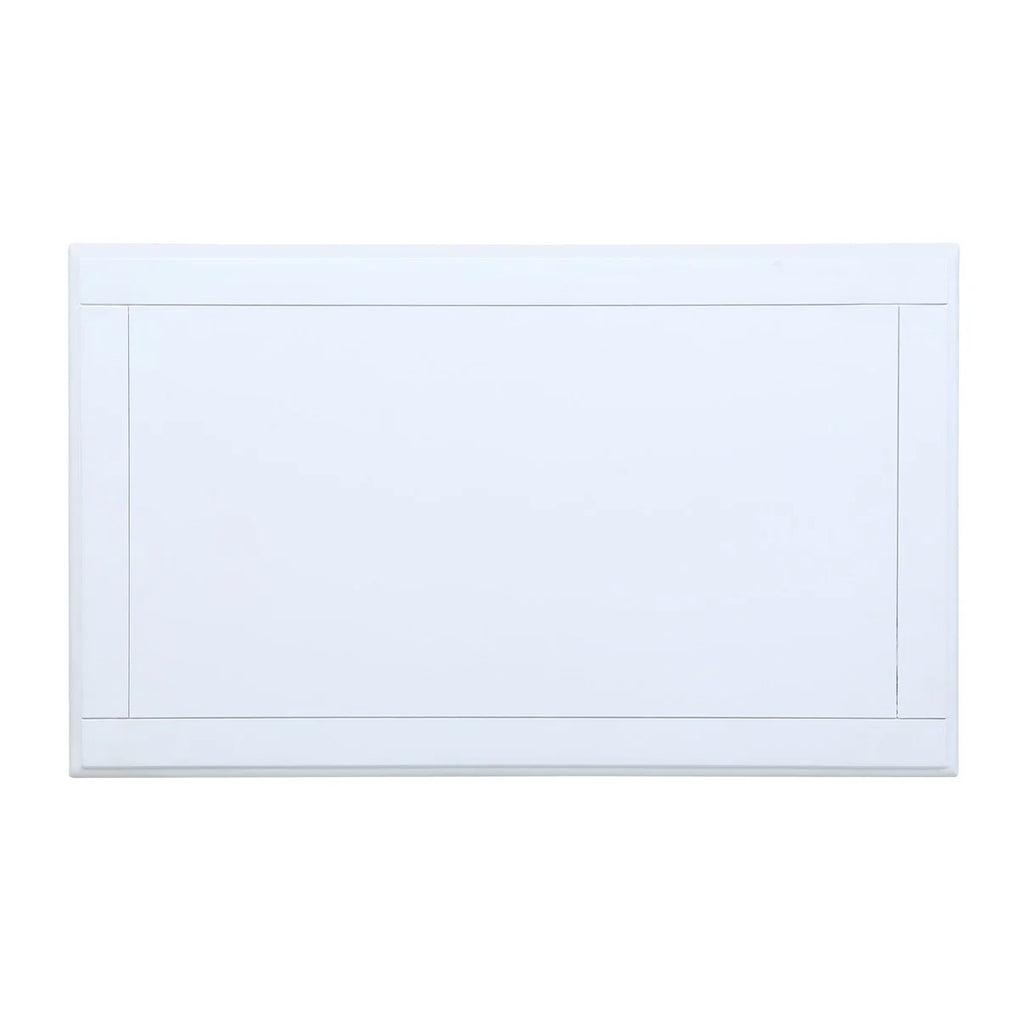 White 3 Drawer Wood Nightstand Z47817