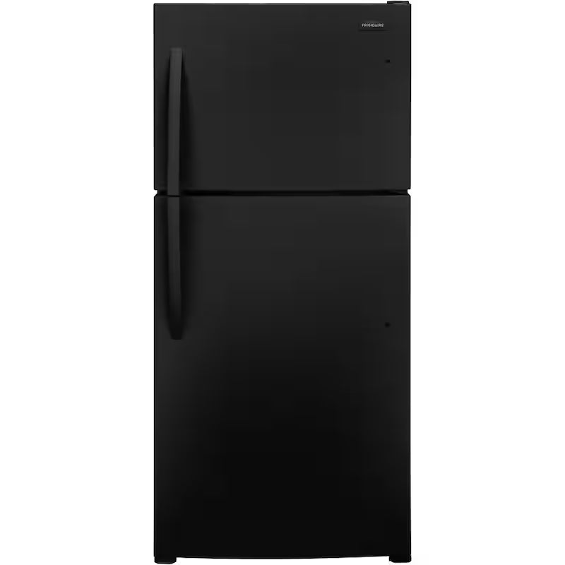 Freestanding Top Freezer Refrigerator in Black E6772