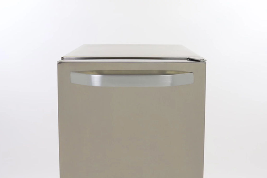 Shallow Depth Outdoor Built-In Undercounter Ice Maker, 15", 25 lbs, Stainless Steel X26699