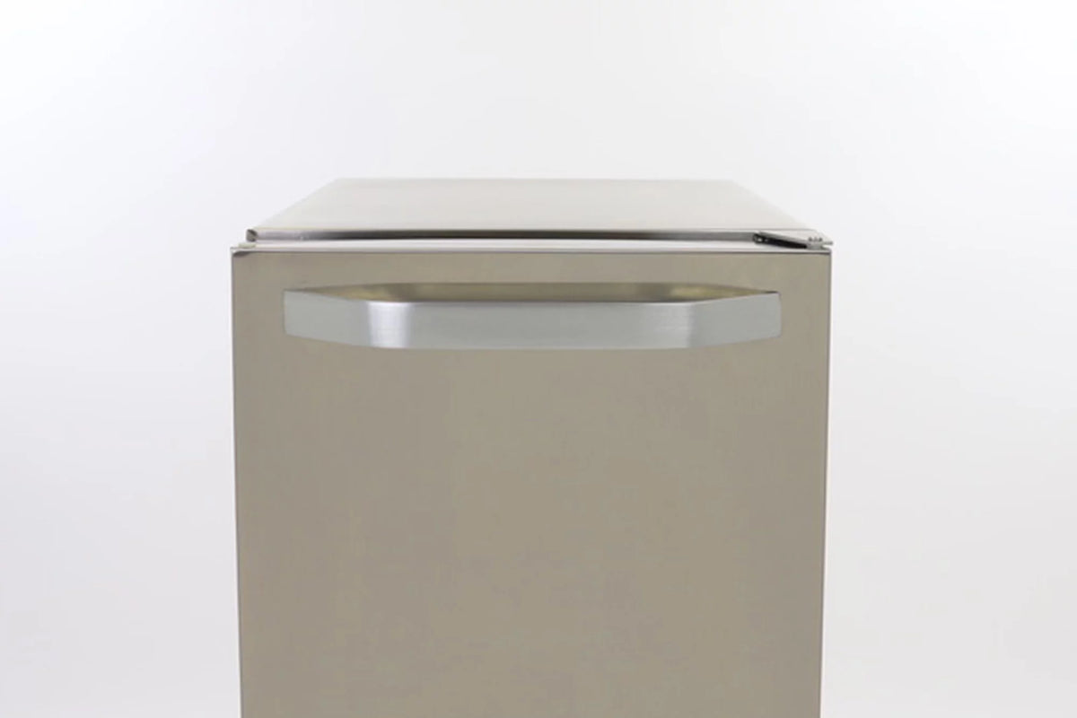 Shallow Depth Outdoor Built-In Undercounter Ice Maker, 15", 25 lbs, Stainless Steel X26699