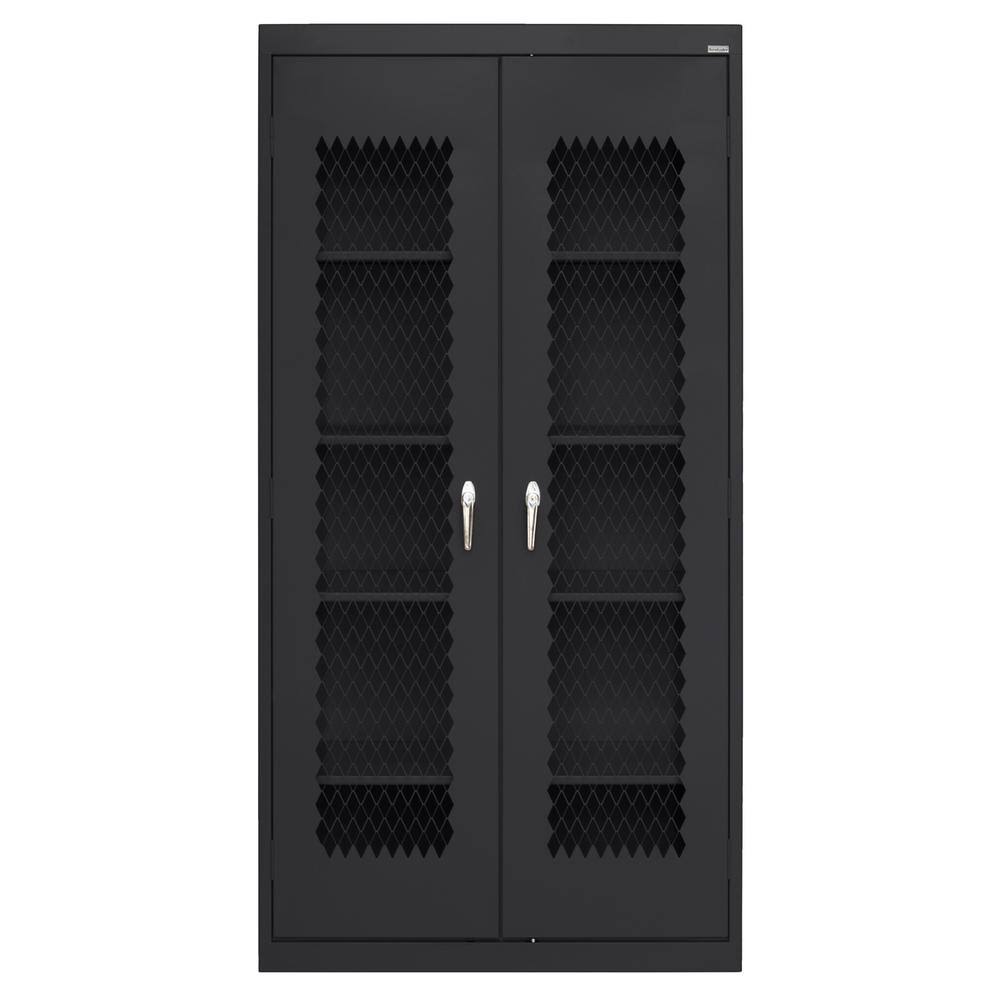 Black 36 x 24 x 72 in. Metal Cabinet L962161