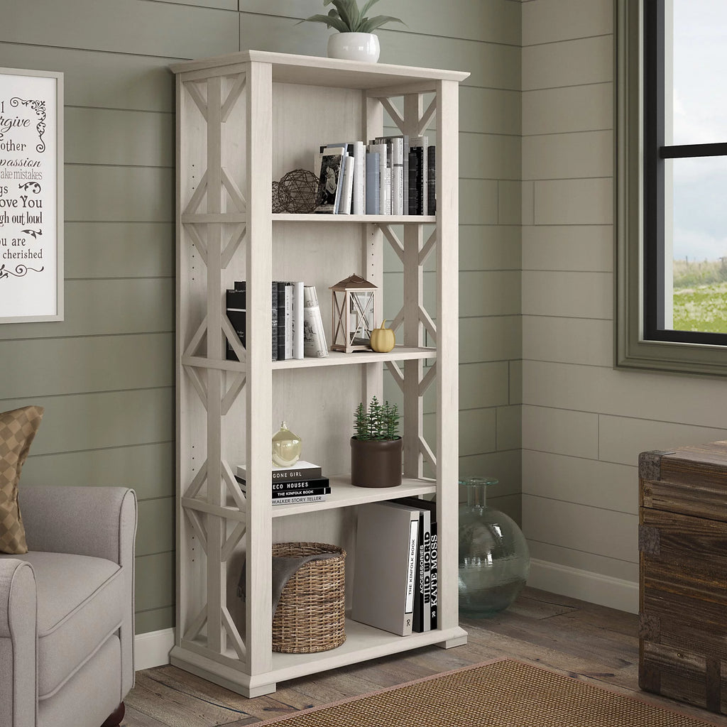 4 Shelf Farmhouse Bookcase M3710