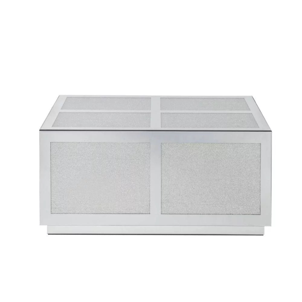 Mirrored Coffee Table + 2 End Tables R8356