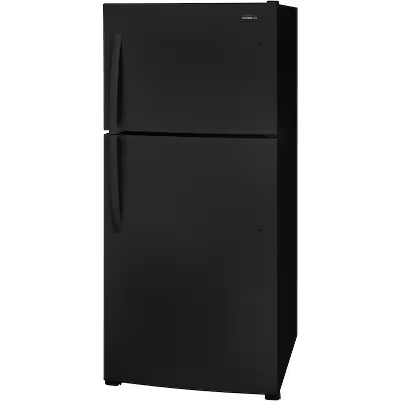 Freestanding Top Freezer Refrigerator in Black E6772