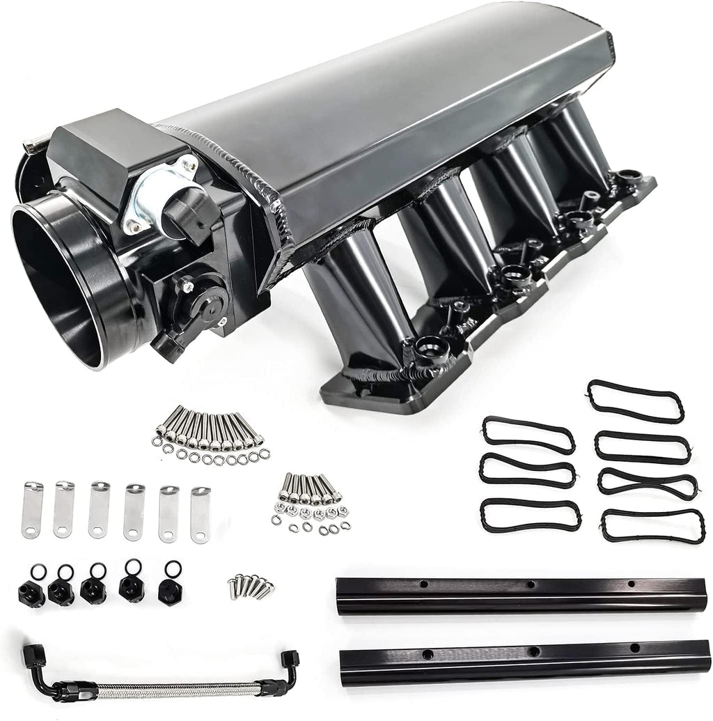 Intake Manifold with Throttle Body and Fuel Rails A543168