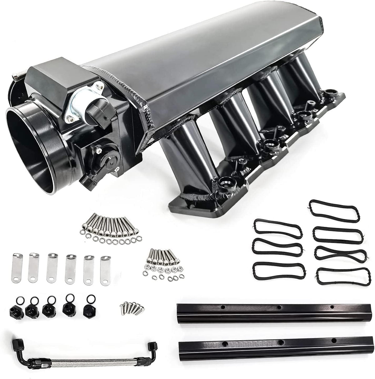 Intake Manifold with Throttle Body and Fuel Rails A543168