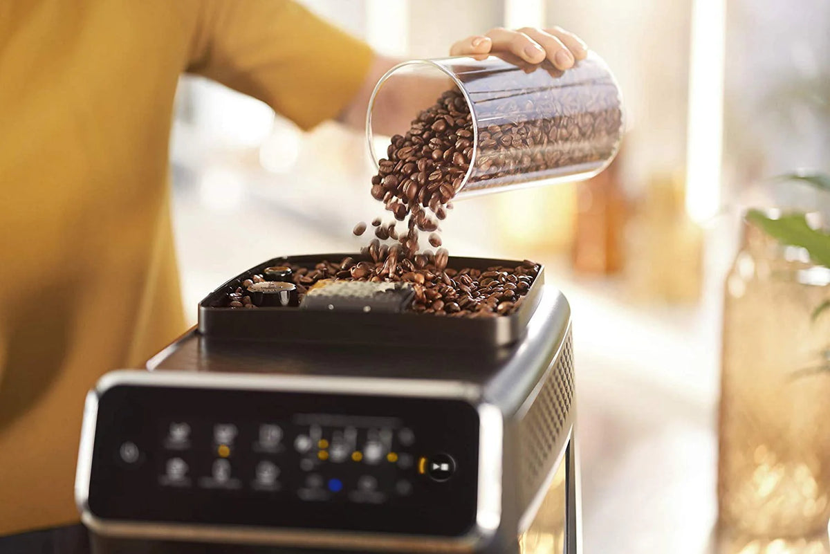 Fully Automatic Espresso Machine with LatteGo, Black J96813