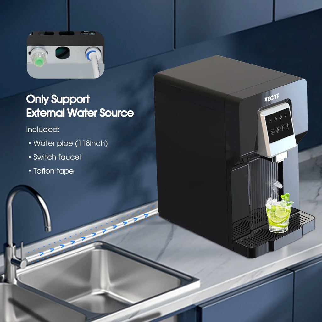 Water Cooler Dispenser with Built-in Ice Maker M437362